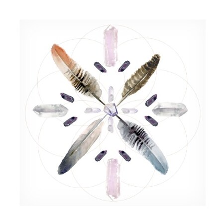 Trademark Fine Art Jennifer Paxton Parker 'Crystal Matrix I' Canvas Art, 35x35 WAG16852-C3535GG
